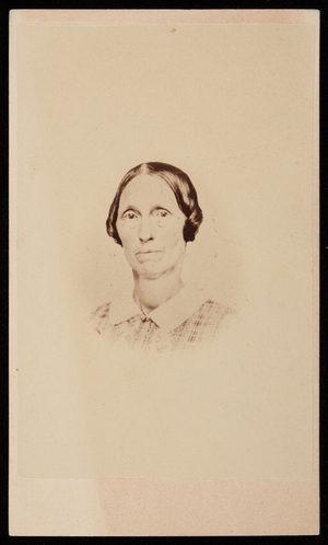 Studio portrait of Mrs. Cook (Aunty Cook), Boston, Mass., undated