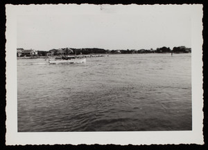 Photograph taken from the state pier of the Cape Cod Canal