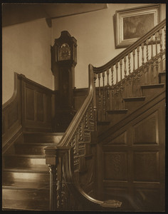 Wigglesworth House, 303 Adams Street, Milton, Mass., possibly main staircase