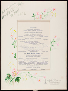 Bright and happy Christmas to you 1898, Hotel Vendome, Boston, Mass., December 25, 1898