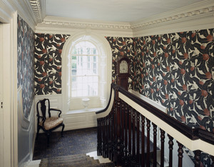 Stairway landing, Sarah Orne Jewett House, South Berwick, Maine