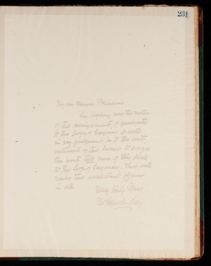 Thomas Lincoln Casey Letterbook (1888-1895), Thomas Lincoln Casey to General Williams, [June 1892]