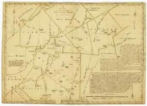 Manuscript plan of Worcester County, 30 March 1785