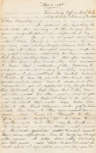 Letter from Edward J. Bartlett to Martha Bartlett, 4-5 November 1863