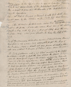 Memorandum from Samuel Adams to Robert Treat Paine, [29 November 1770]