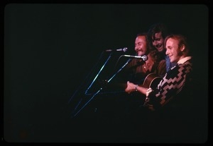 Crosby, Stills, and Nash performing at Woodstock
