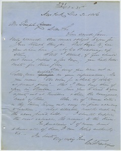 Letter from Charles S. Farley to Joseph Lyman