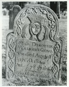 "Miss Dorothy Walker's grave"