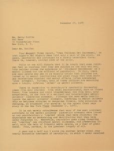 Letter from Judi Chamberlin to Betty Rollin