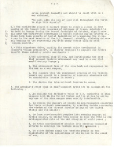 Report on Soviet Union peace efforts [fragment]
