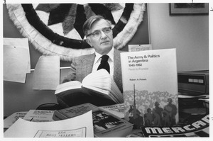 Robert Potash with his publications
