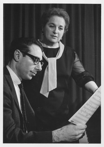 Dorothy Ornest and Robert Stern at the piano