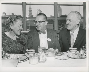 Mary E. Switzer, Dr. Abraham Jacobs, and Mr. Don Wilson at the 1959 Rehabilitation Counselors Conference