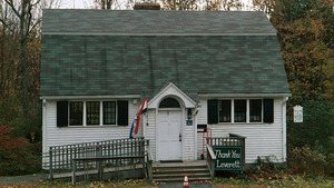 Leverett Library: exterior view