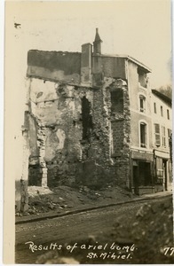 Results of aerial bomb, St. Mihiel