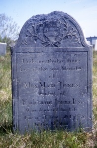 Eastern Cemetery (Portland, Me.) gravestone: Jones, Mary (d. 1775)