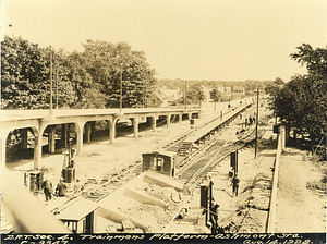 Dorchester Rapid Transit section 4. Trainmens platform - Ashmont Station