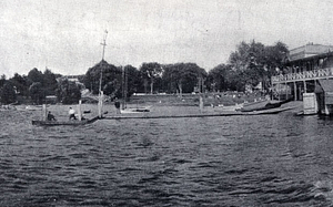 The wharf at Lake Quannapowitt, 1905