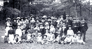 Greenwood Sunday School Outing Tasker's Grove, circa 1885