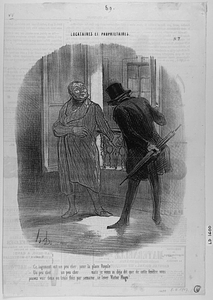 - Ce logement est un peu cher, pour la place Royale..... - Un peu cher..... un peu cher...... mais je vous ai déja dit que de cette fenêtre vous pouvez voir deux ou trois fois par semaine, se lever Victor Hugo!....