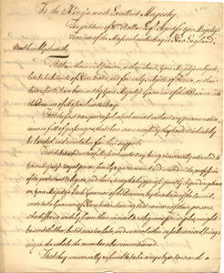 William Bollan papers, Acadians sent to Massachusetts, undated