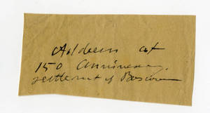 Address of 150th Anniversary Settlement of Boscawen, N.H., 1883.