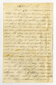 Correspondence by Rufus Chapman, 1864 September-December