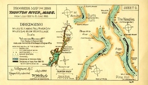 Taunton River Mass.: Progress Map for 1893 from 1. July 1892 to 30. June 1893