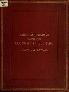Series of tables and diagrams illustrating economy in cutting, being economical methods for cutting out garments
