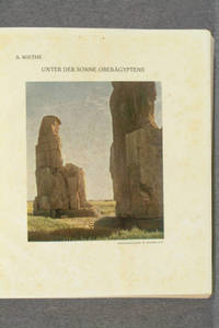[Three-color halftone illustrations of Egypt in Unter der Sonne Oberägyptens]