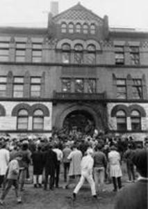 Occupation of Hopkins Hall by African-American students, 1969