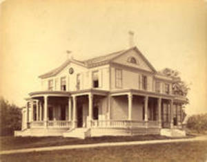 Sigma Phi house, ca. 1882