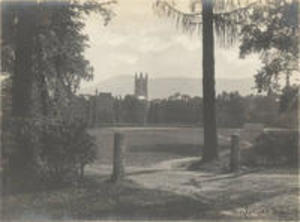 View of Williams College campus from the northwest, 1909