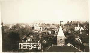 View from Amherst College Tower looking north