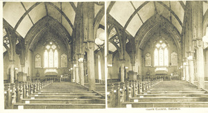 Interior of Grace Episcopal Church in Amherst