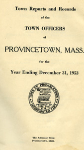 Annual Town Report - 1953