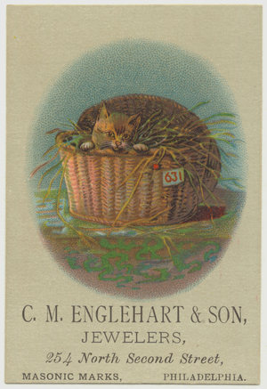 Victorian trade card, between 1870 and 1885
