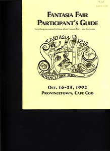 Fantasia Fair Participant's Guide (Oct. 16 - 25, 1992)