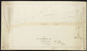 Plan showing Harbor Commissioners' line between Vinal's Whf. & City's Whf.