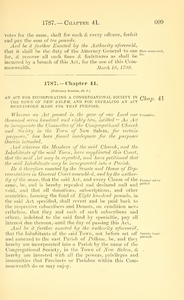 1787 Chap. 0041 An Act For Incorporating A Congregational Society In The Town Of New Salem, And For Repealing An Act Heretofore Made For That Purpose.