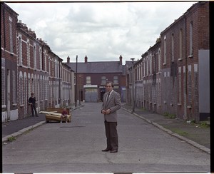 Hugh Smyth, PUP Councillor, former Lord Mayor of Belfast, taken on Shankill Road, Belfast