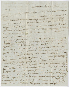 Benjamin Silliman letter to Edward Hitchcock, 1831 January 4