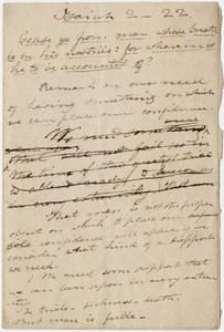 Edward Hitchcock sermon notes, 1823 August 25