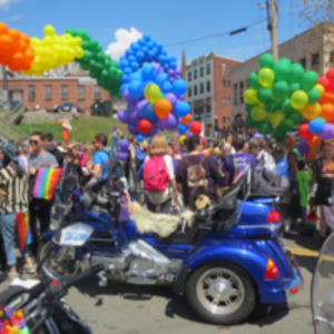 Pride Parade balloons