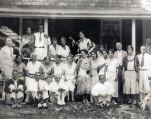 Guests at Shearer Cottage