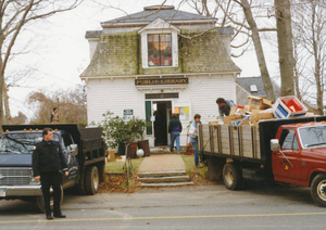 West Tisbury library big move