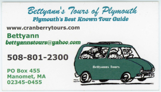 Bettyann's business card