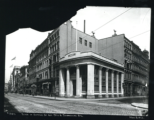 Buildings in Summer Street between Otis and Devonshire Streets