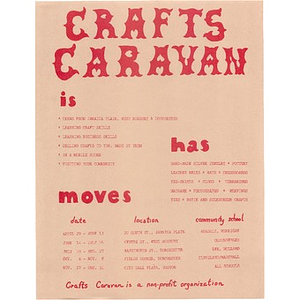 Crafts Caravan.