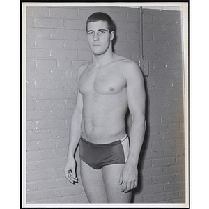 Swimmer Barry Littleton poses for a portrait